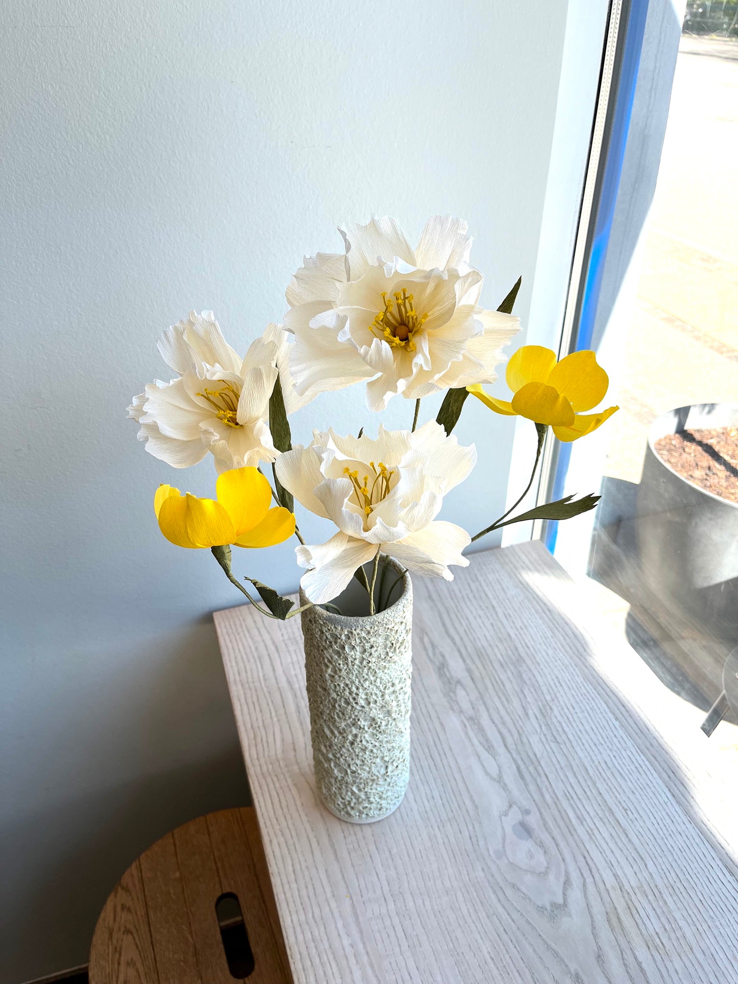 Paper flowers: Bouquet (5 pcs)