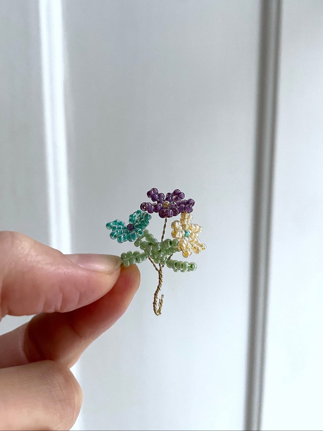 Pearl Flowers: Micro bouquet #2
