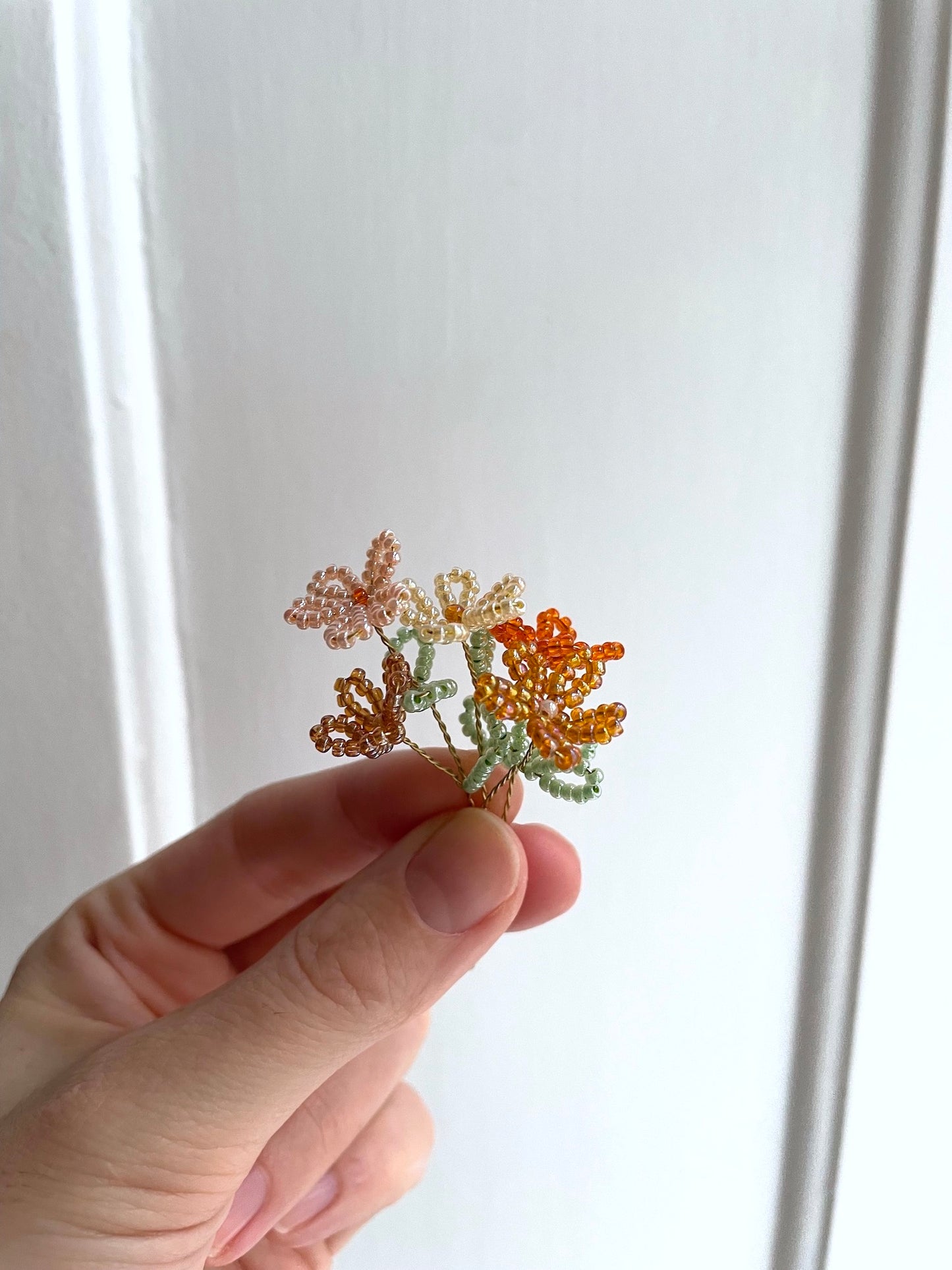 Pearl Flowers: Mini bouquet #3