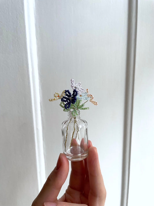 Perleblomster: Mini buket #6