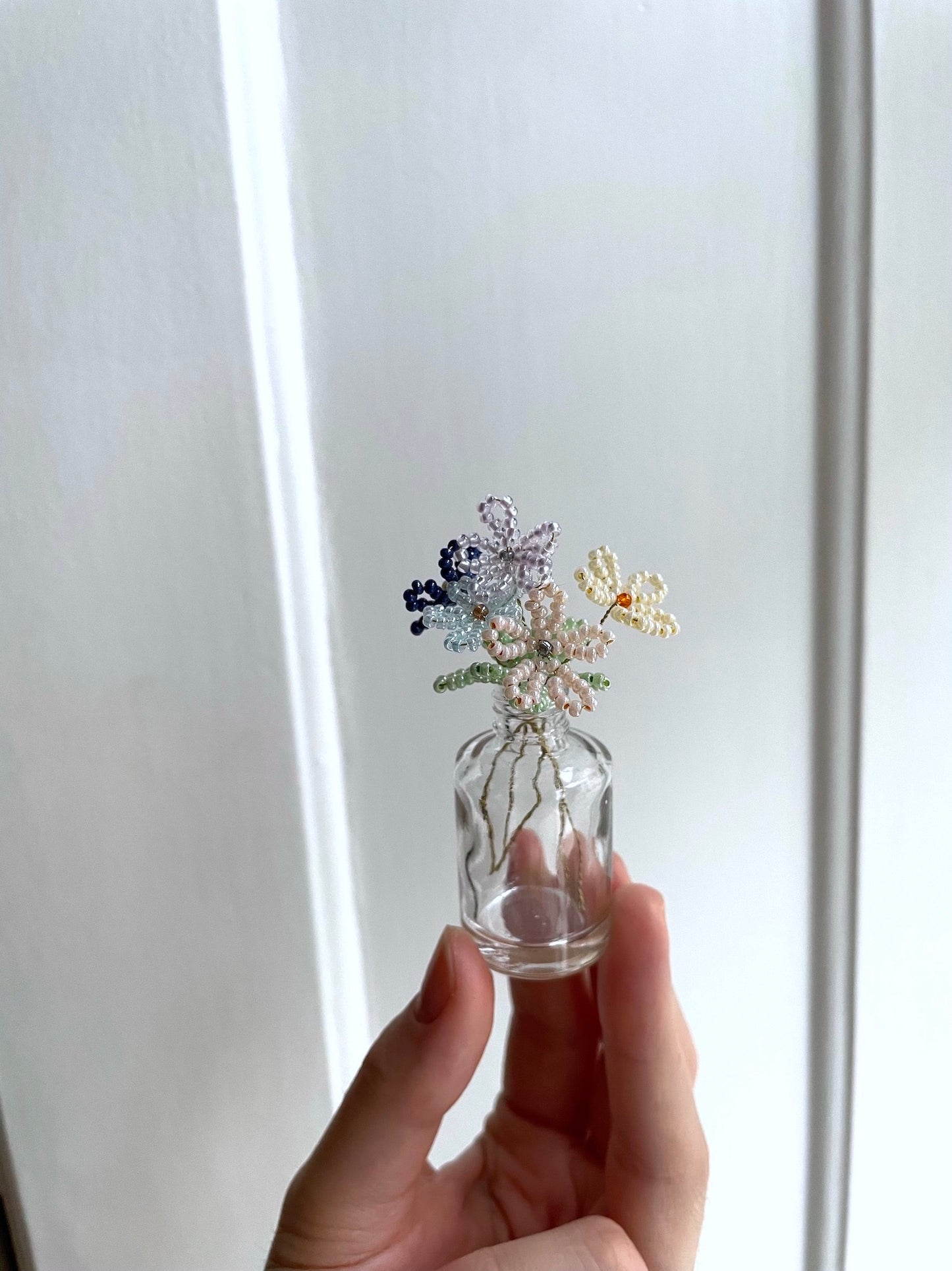 Perleblomster: Mini buket #6