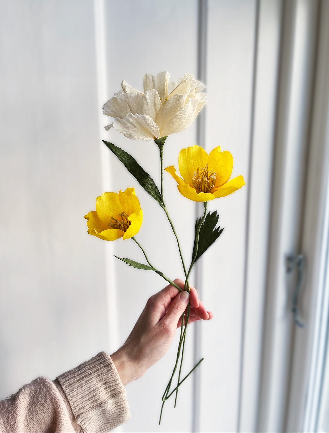Paper flowers: Bouquet (trio 1)