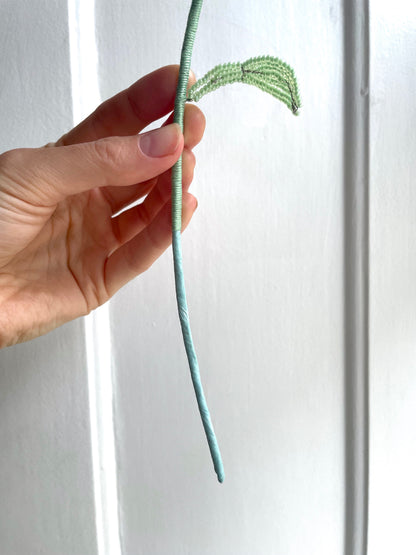 Perleblomster: Marguerit buket - Lys gul/orange (S)