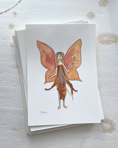 Fairy Guardian: Joy (A5) in secondhand frame