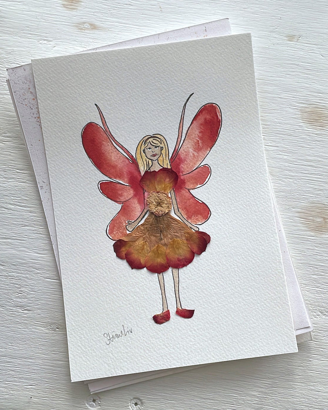 Fairy Guardian: Loving Kindness (A5) in secondhand frame