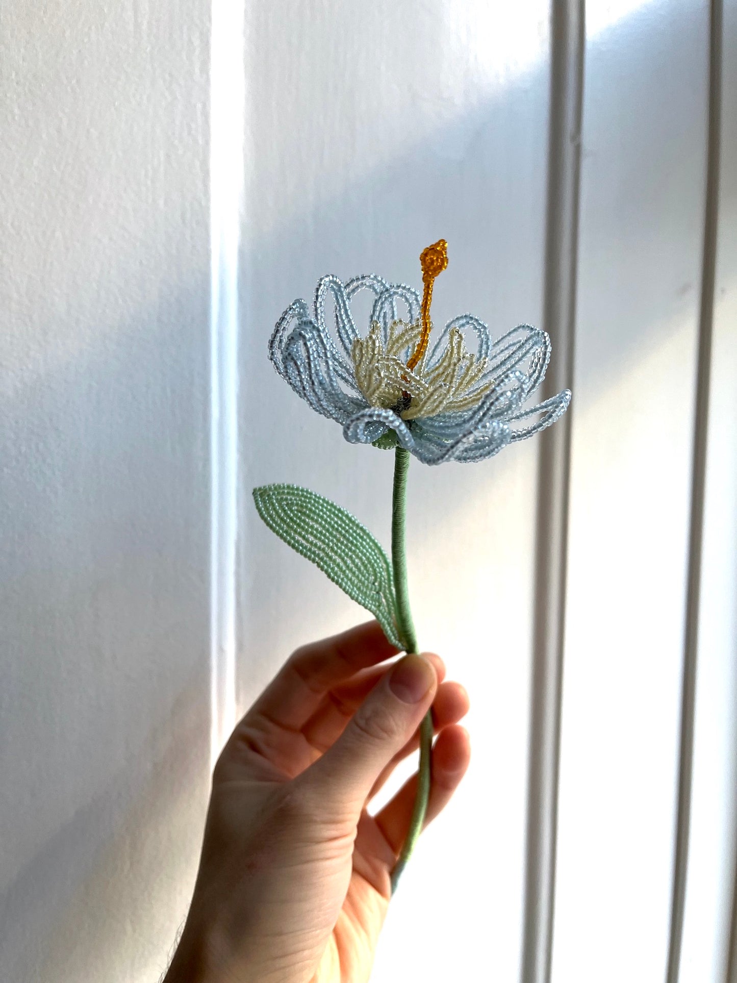 Perleblomst: Fairy Flower - Hummingbird's Nest - Lyseblå (M)