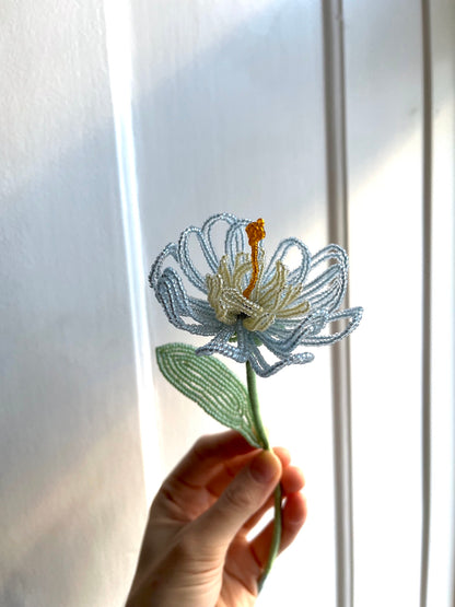 Perleblomst: Fairy Flower - Hummingbird's Nest - Lyseblå (M)