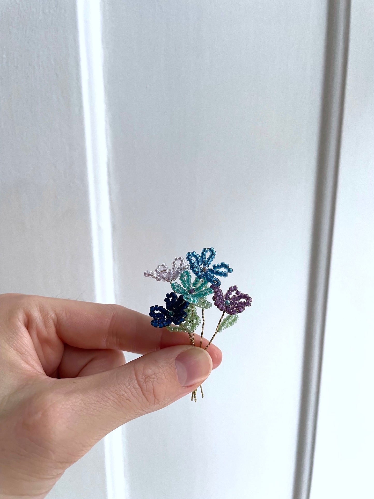 Perleblomster: Mini buket #1