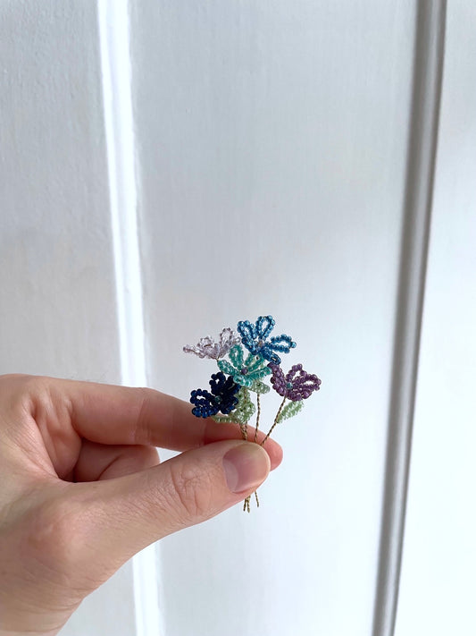 Perleblomster: Mini buket #1