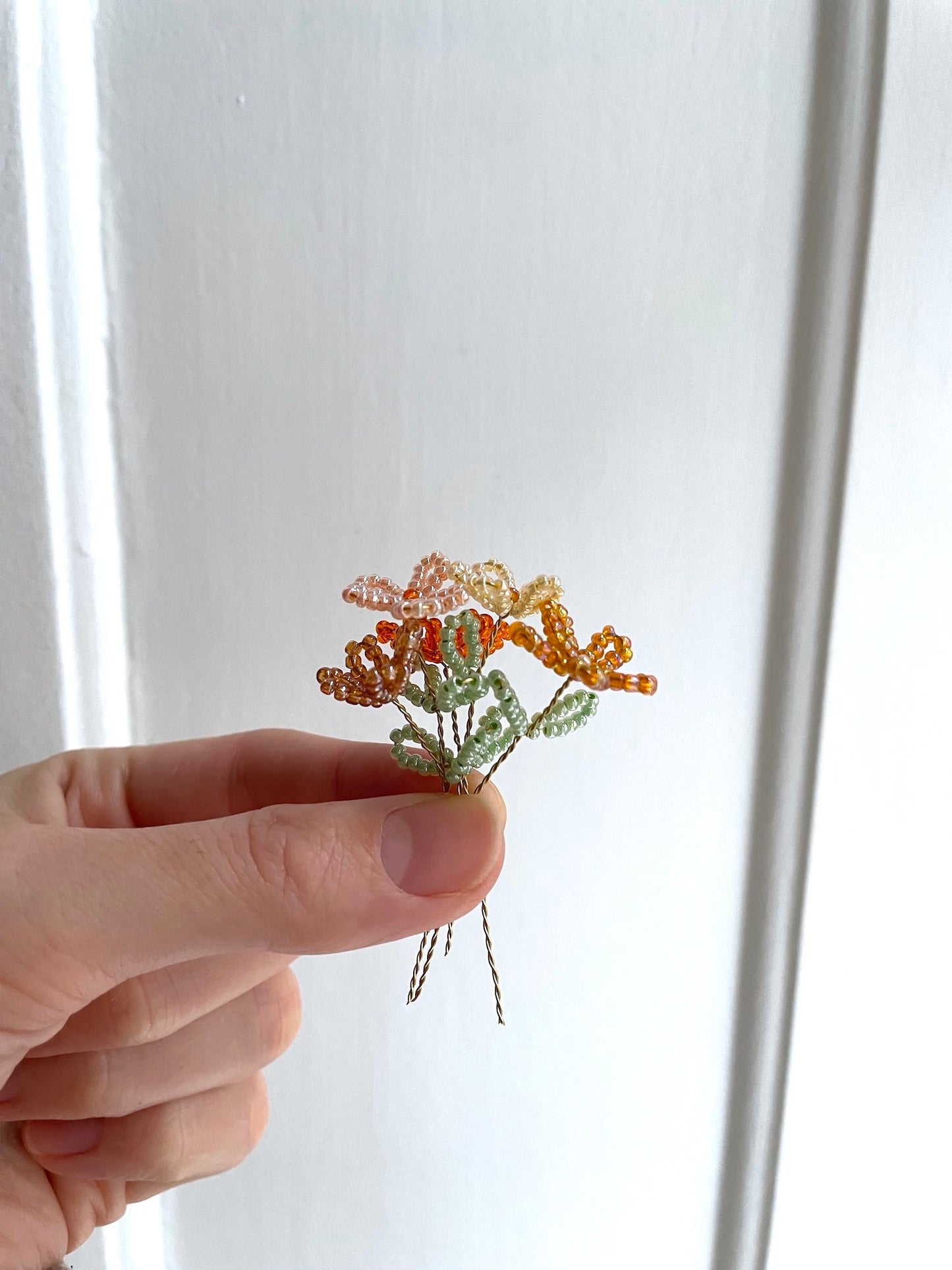 Perleblomster: Mini buket #3