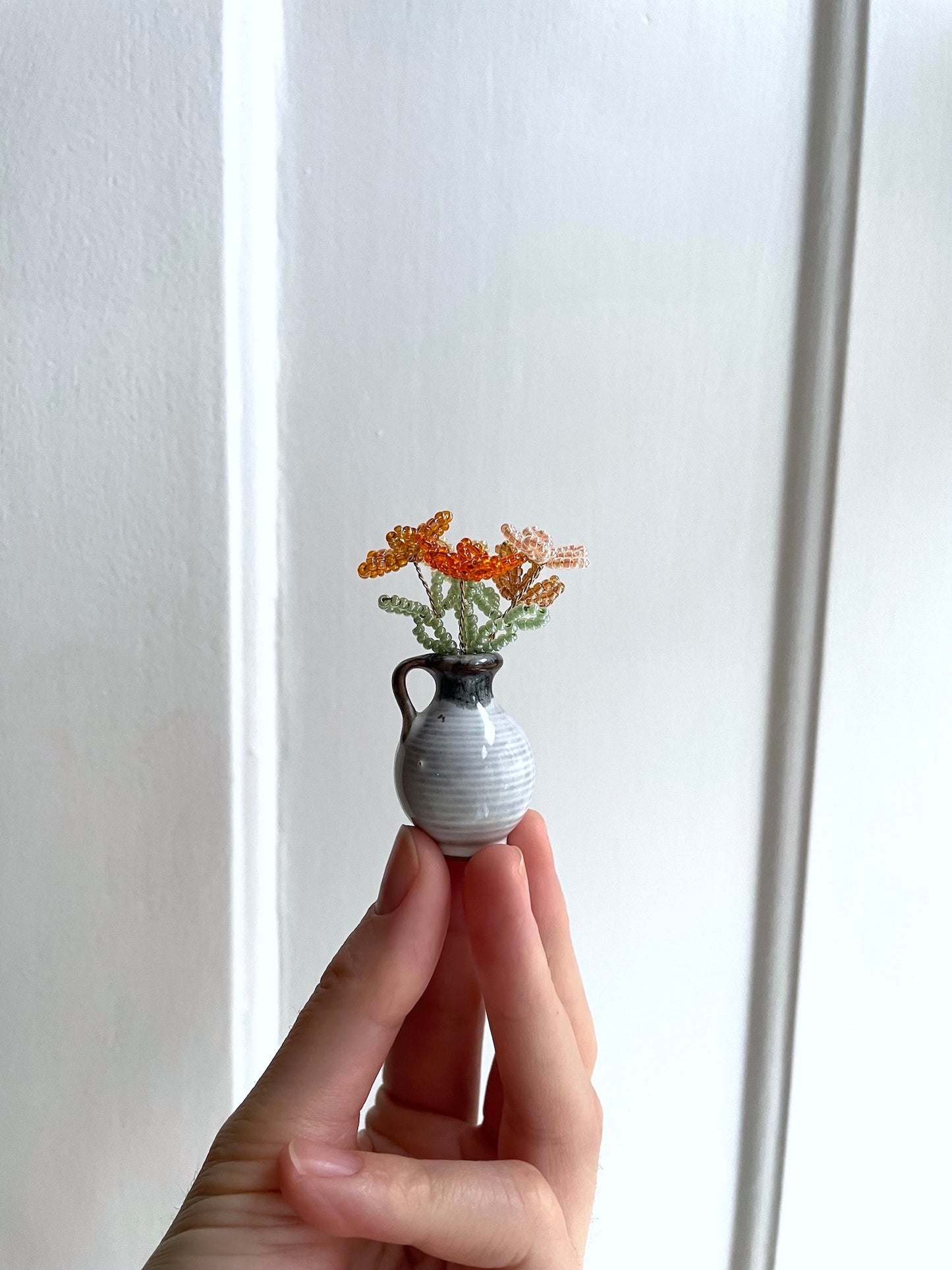 Perleblomster: Mini buket #3