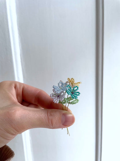 Perleblomster: Mini buket #5