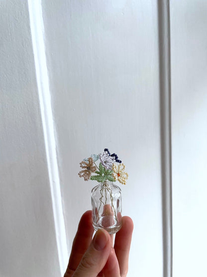 Perleblomster: Mini buket #6
