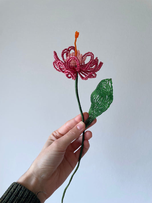 Perleblomst: Fairy Flower - Hummingbird's Nest - Rød (M)