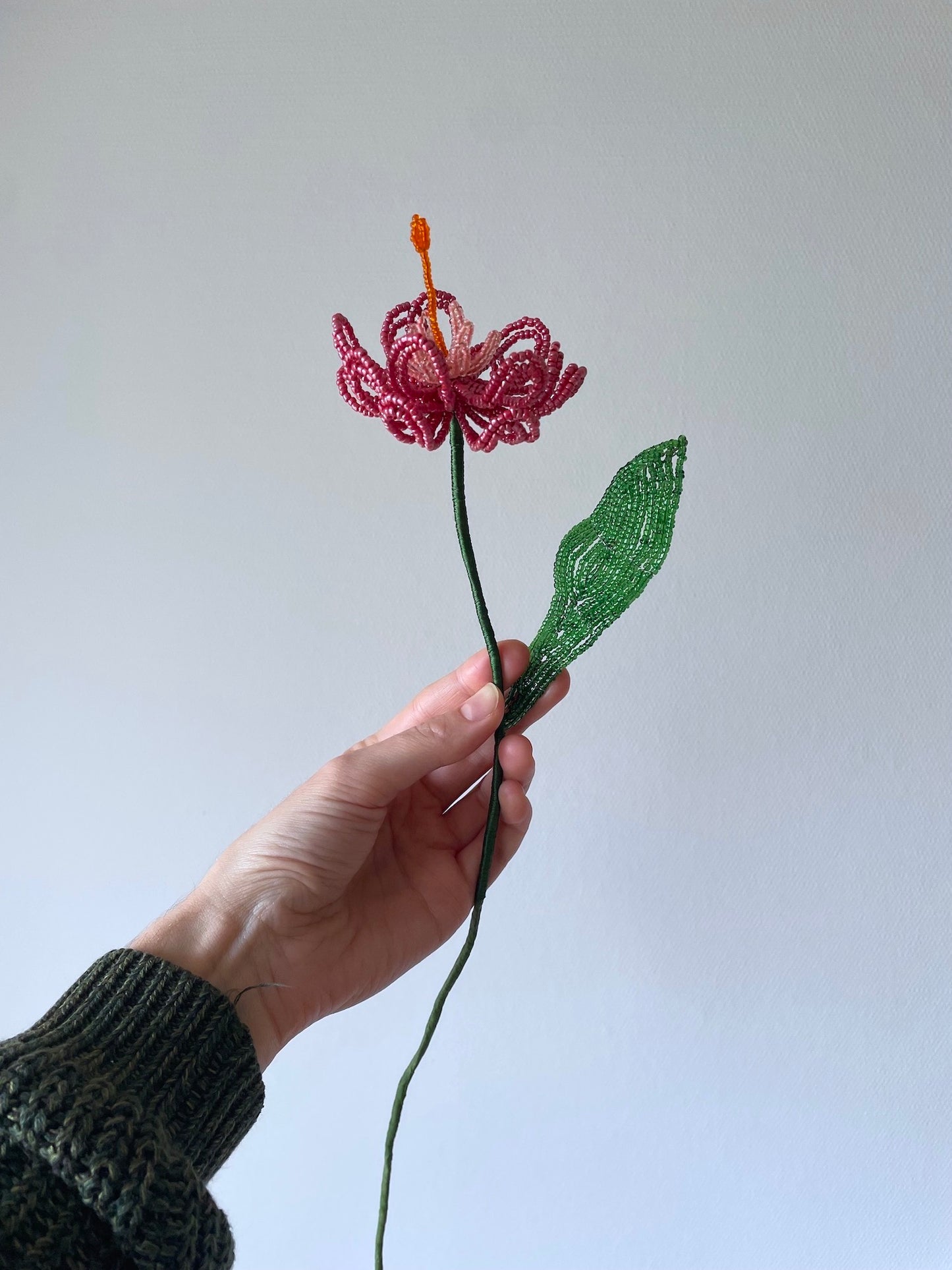 Perleblomst: Fairy Flower - Hummingbird's Nest - Rød (M)